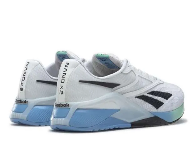 Reebok Men’s Nano X2 Training Shoes – Ftwr White / Essential Blue / Hint Mint