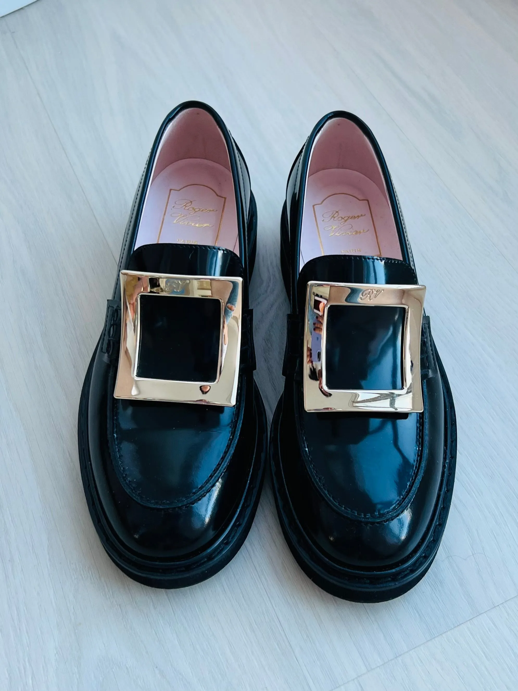 Roger Vivier Penny Loafers.