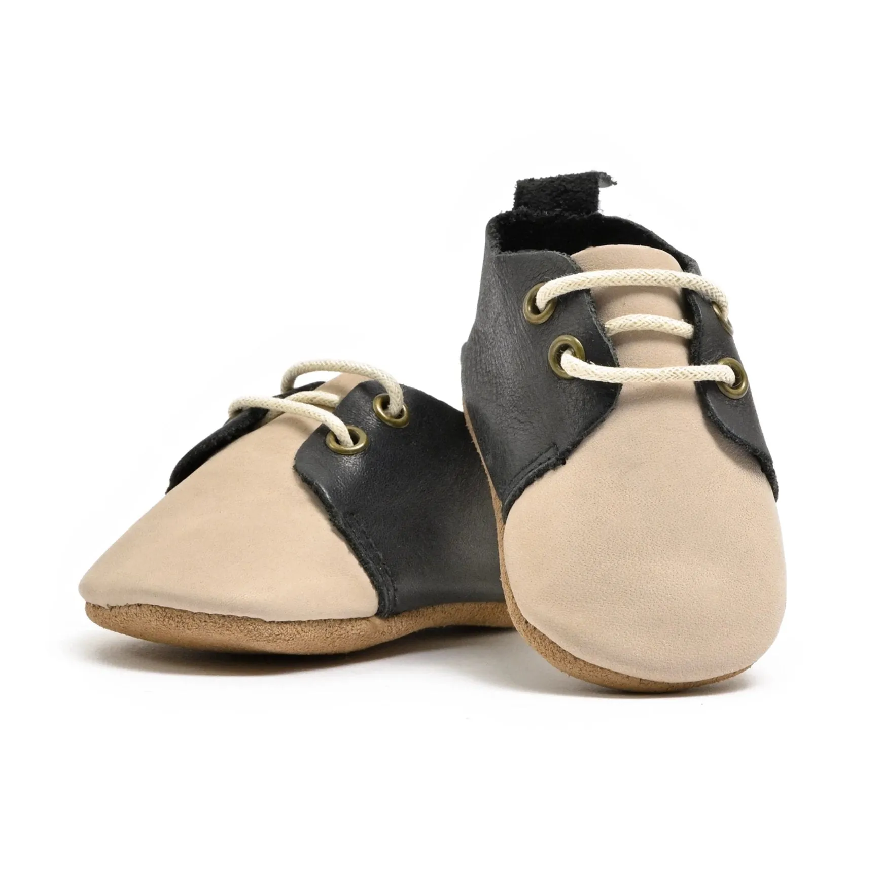 Saddle Shoes - Low Top Oxfords with Soft Sole