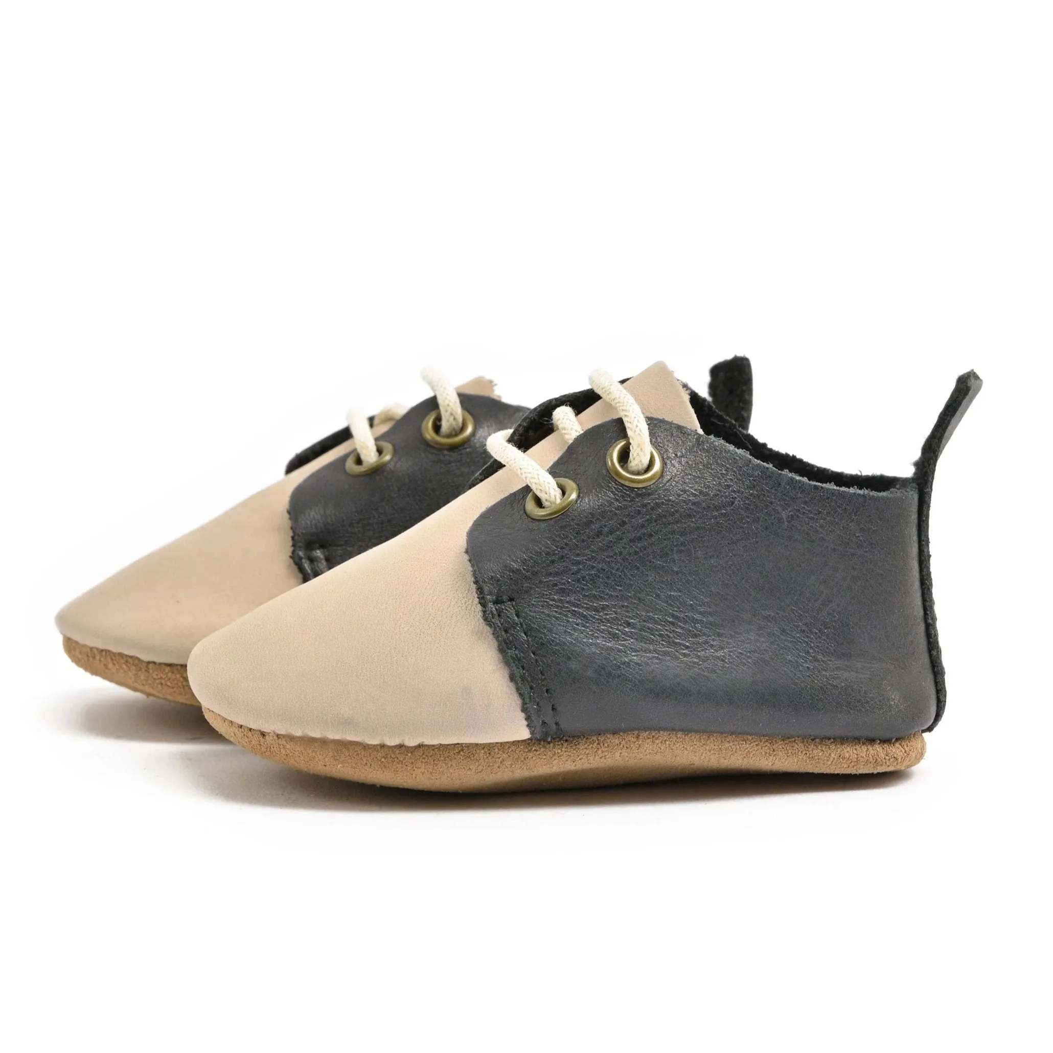 Saddle Shoes - Low Top Oxfords with Soft Sole