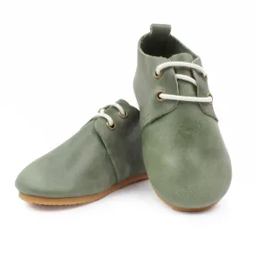 Sage Oxfords - Hard Sole