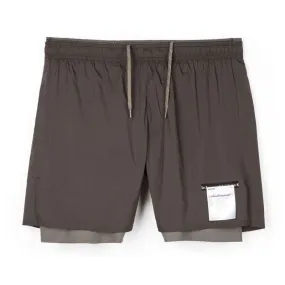 Satisfy Running Thermal Shorts - Pantaloncini da running - coffee color