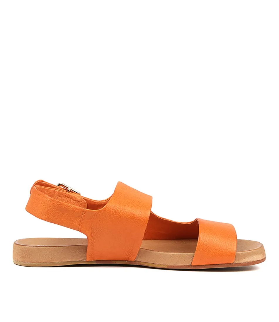 SILENT D Alena Orange Leather