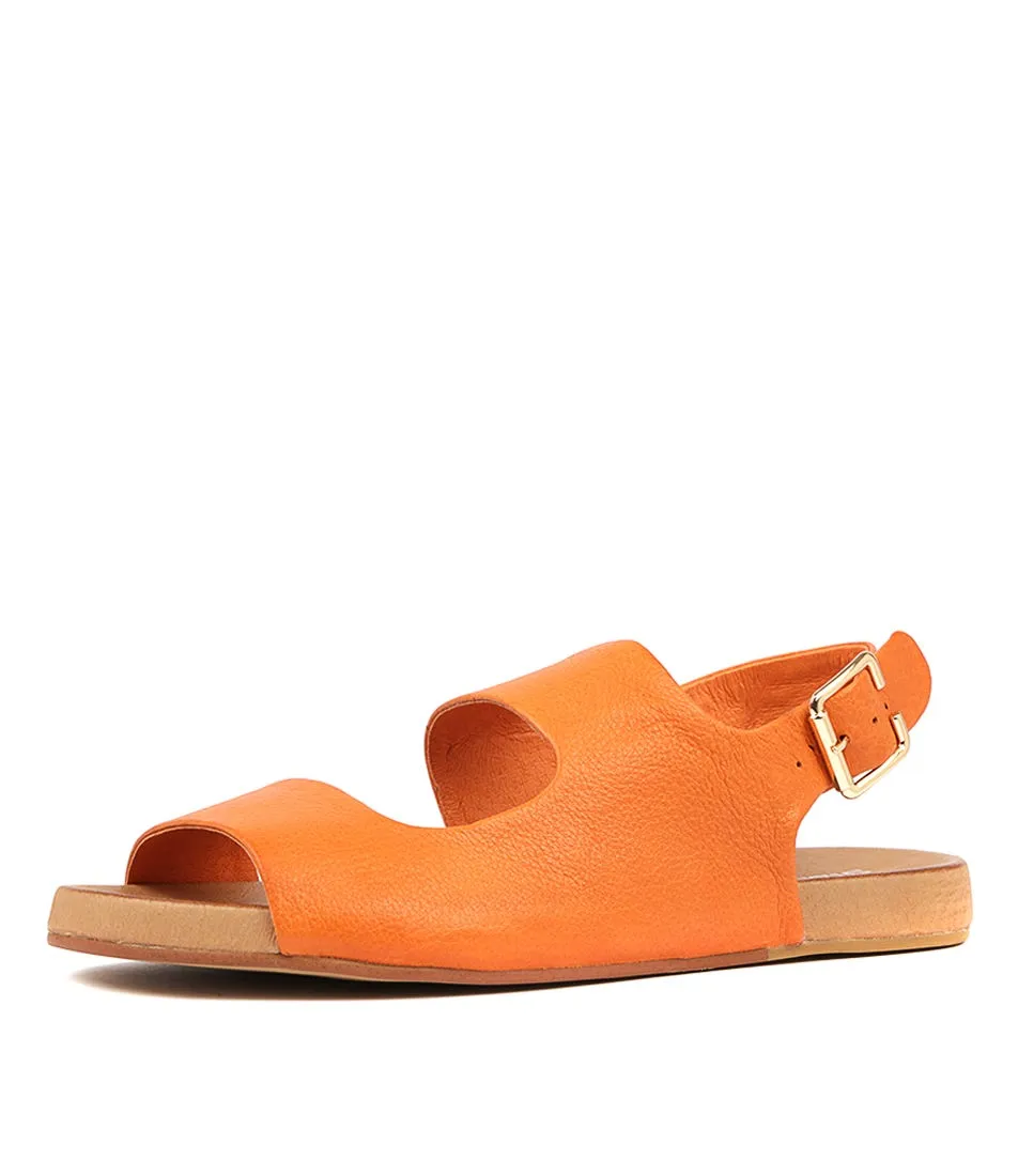 SILENT D Alena Orange Leather