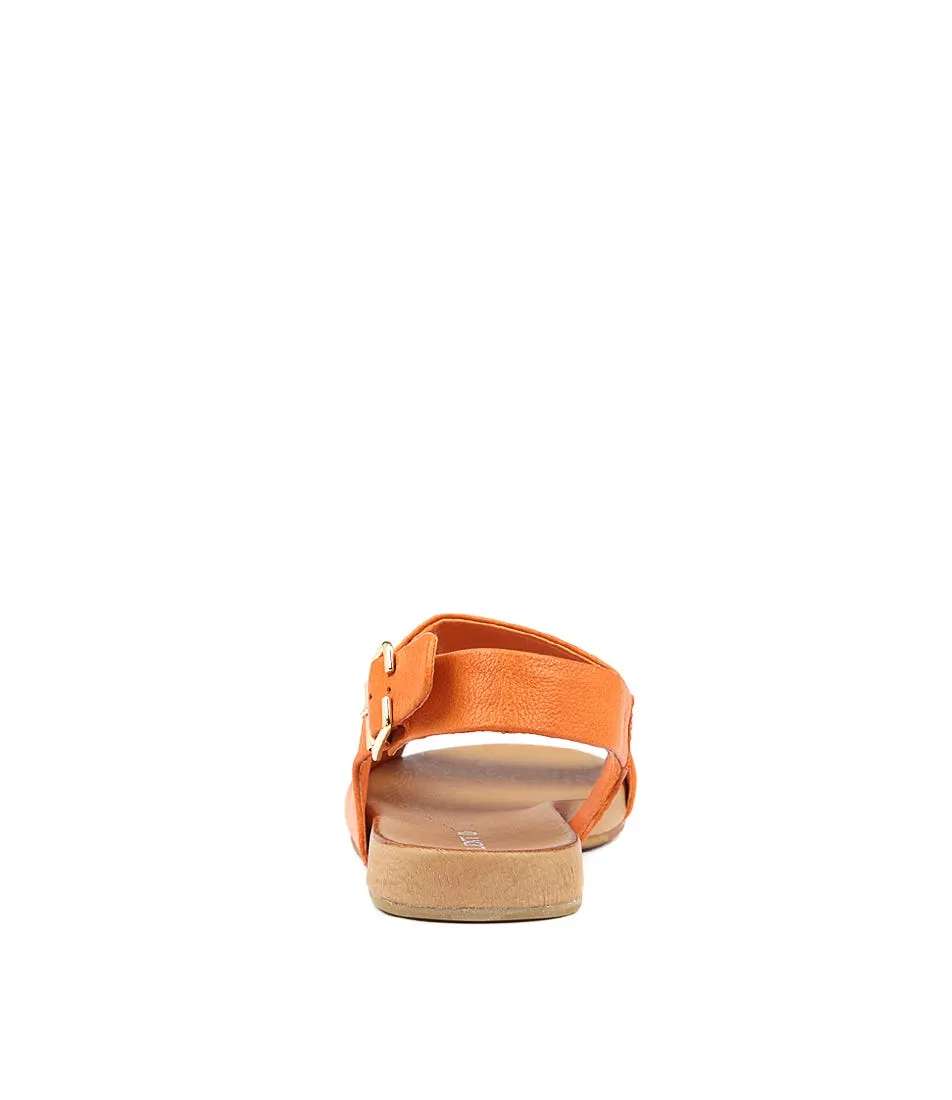 SILENT D Alena Orange Leather