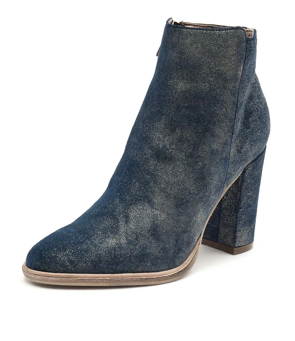 SILENT D Elia Navy Dust Suede