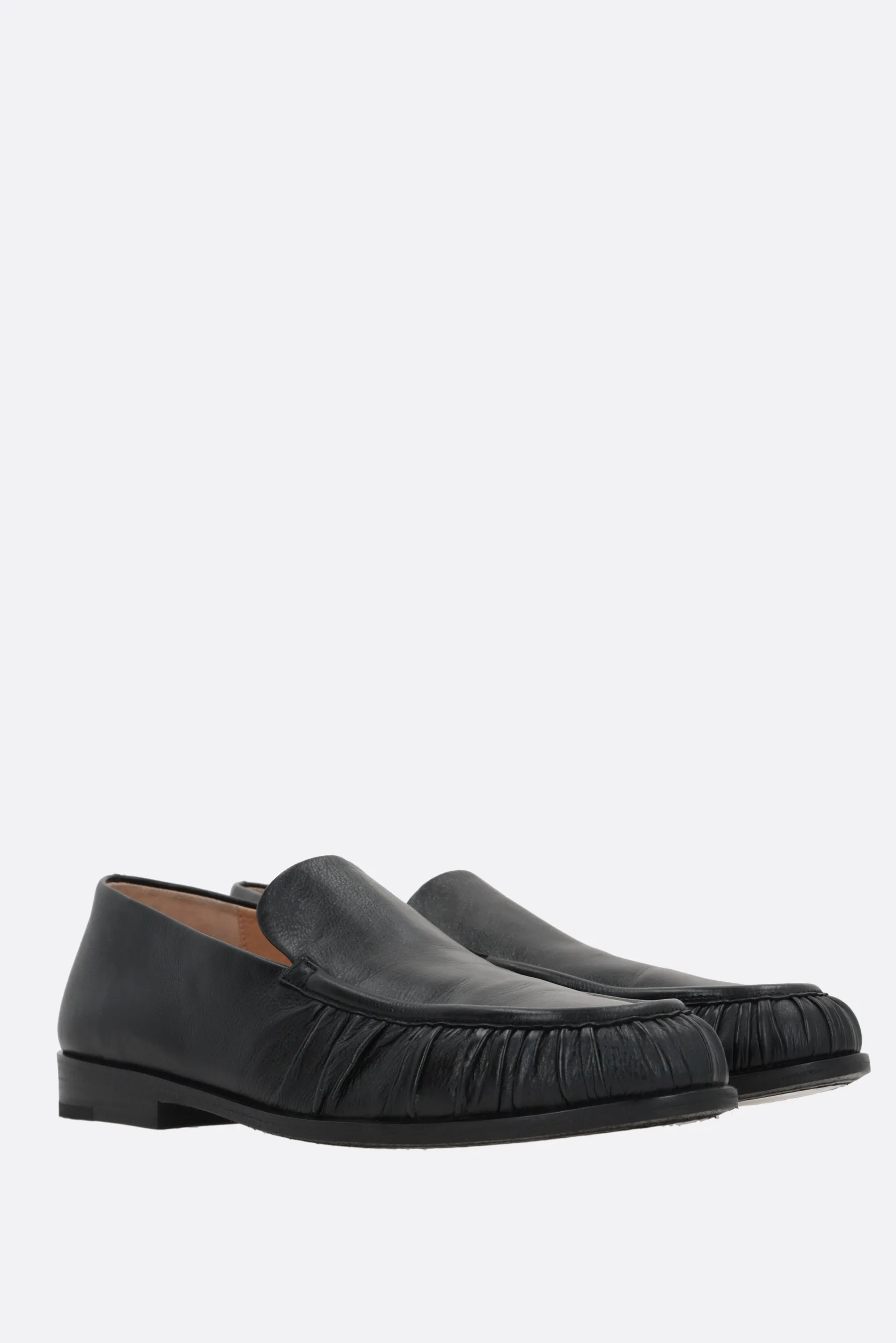 Smooth leather loafers