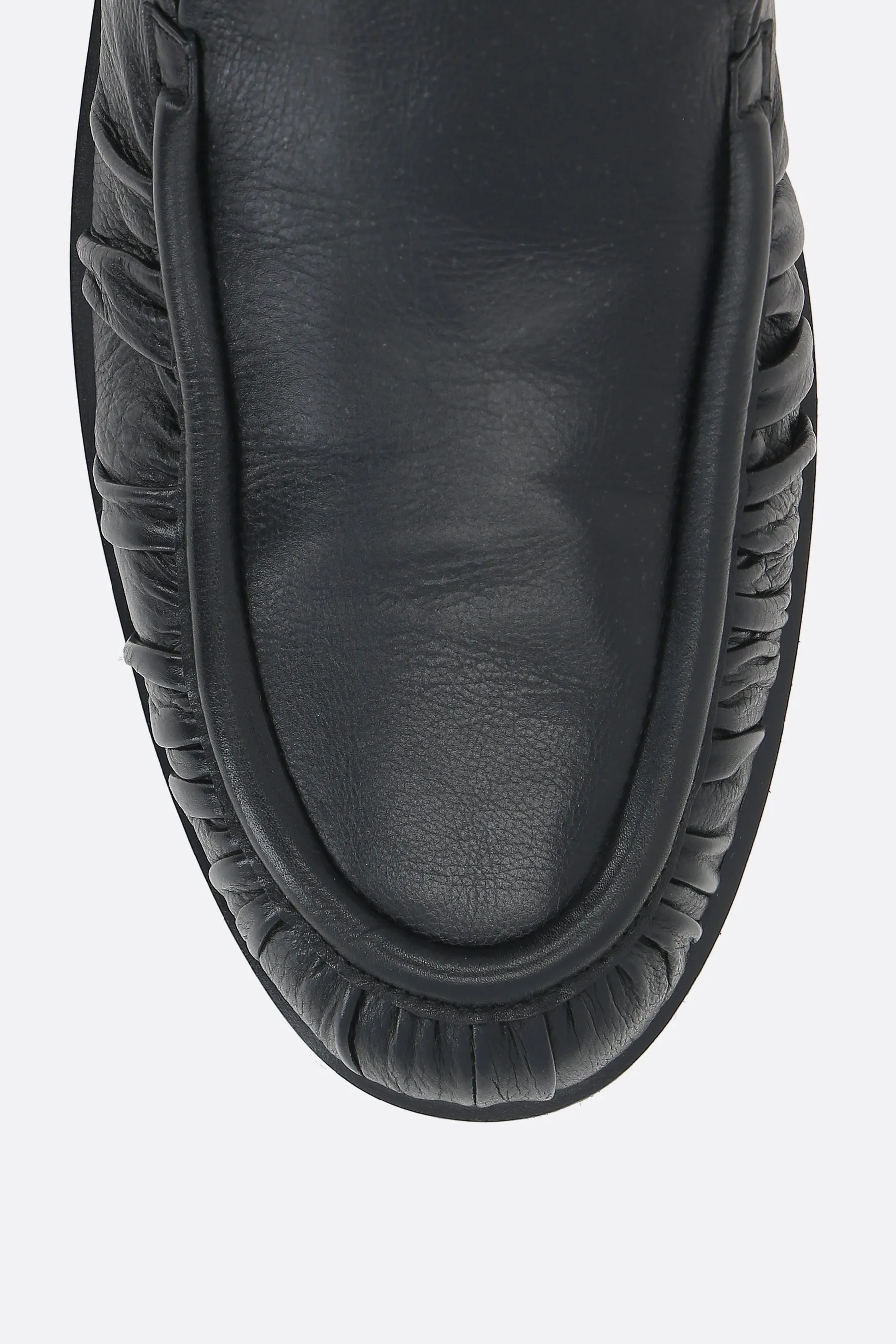 Smooth leather loafers