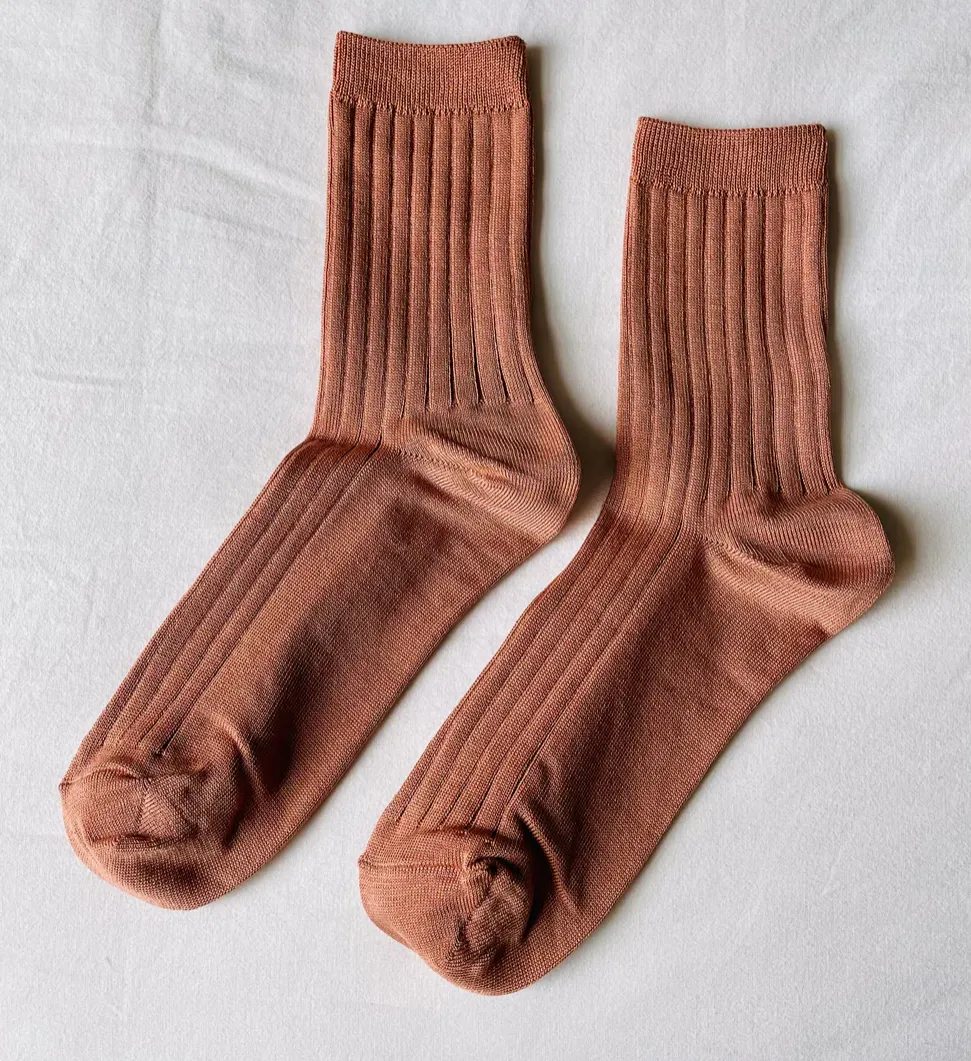 Socks - Mercerized Combed Cotton Rib