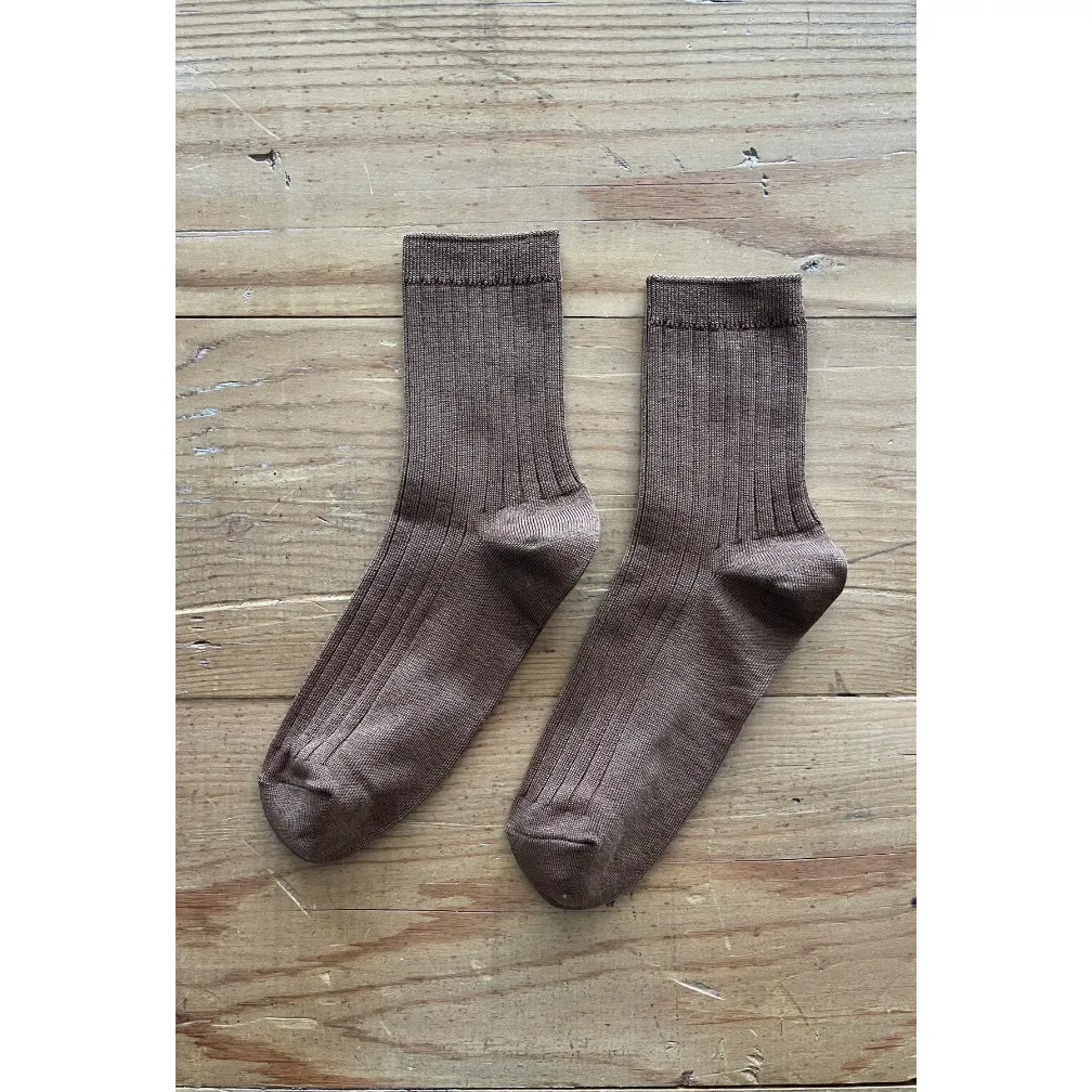 Socks - Mercerized Combed Cotton Rib