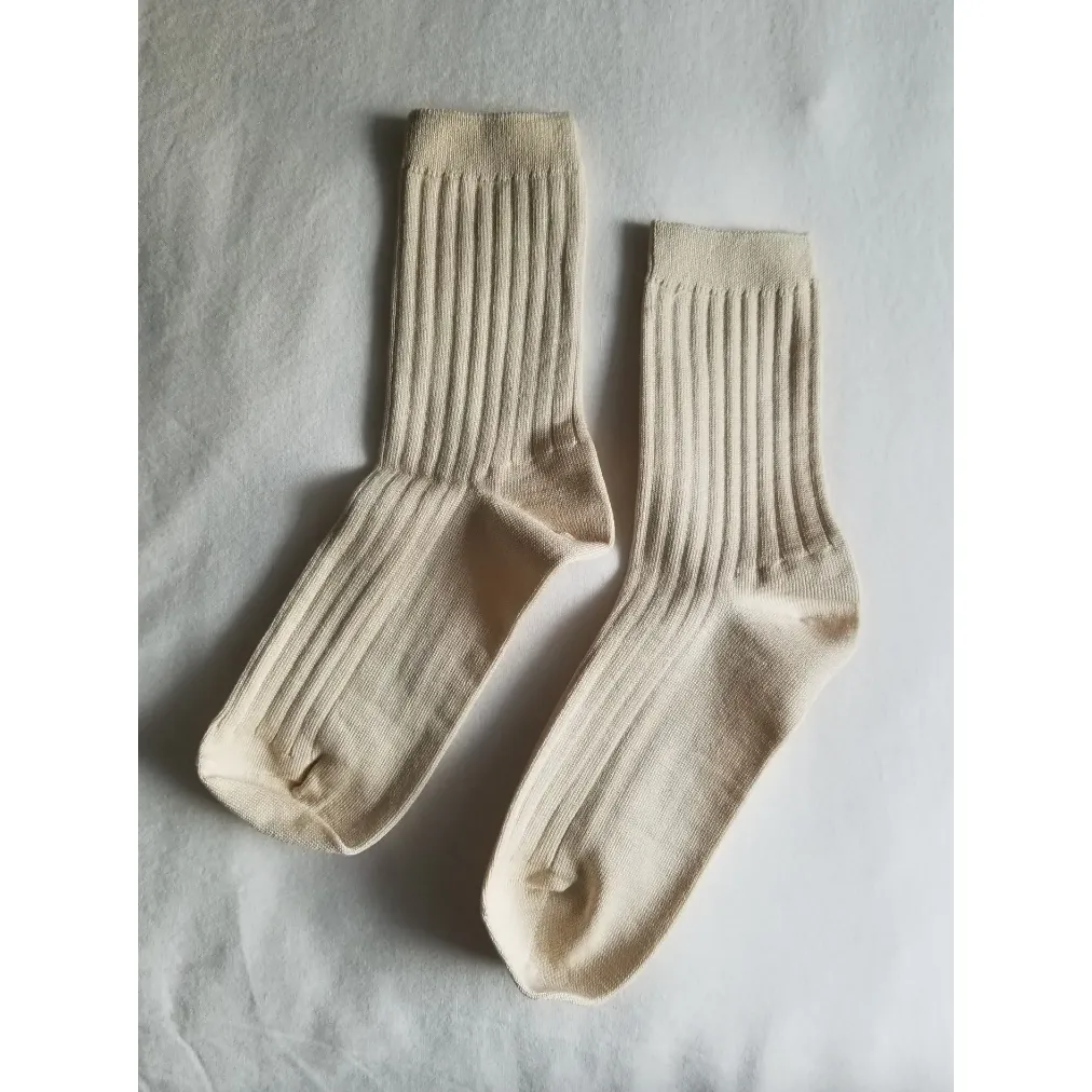 Socks - Mercerized Combed Cotton Rib