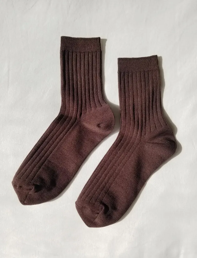 Socks - Mercerized Combed Cotton Rib