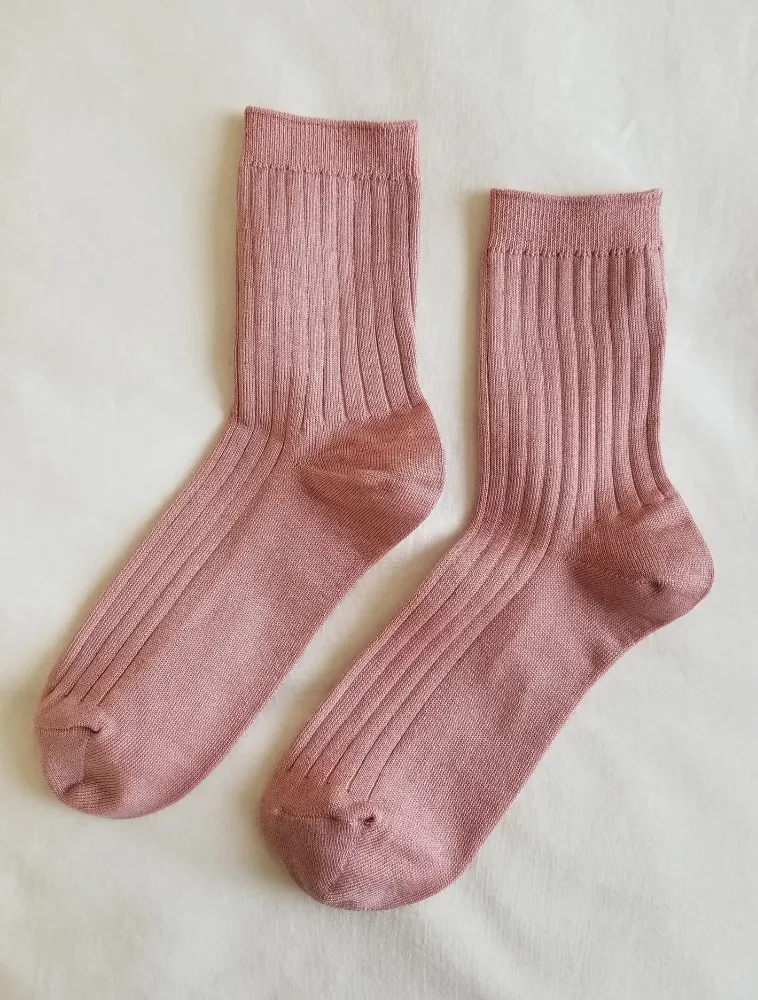 Socks - Mercerized Combed Cotton Rib