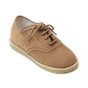 Stylish Boys Nubuck Leather Oxfords - Shop Now!