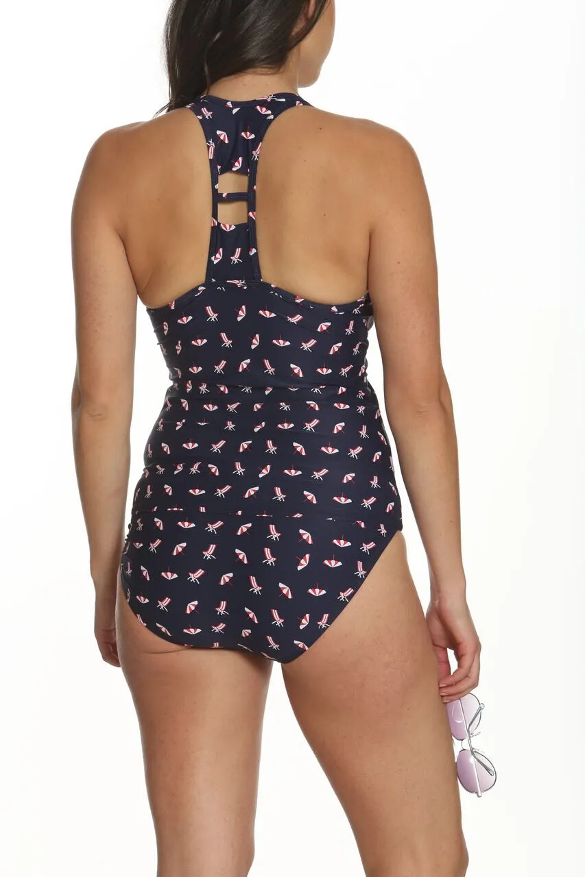 Stylish Umbrella Tankini for Women: All-in-One Swimwear Solution