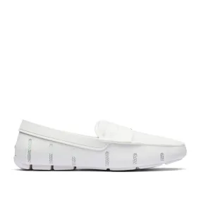 Swims - White Penny Loafers