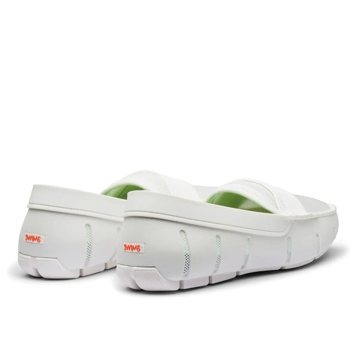 Swims - White Penny Loafers