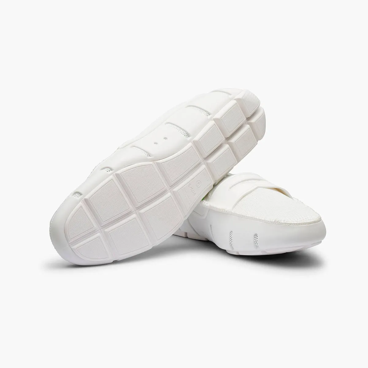 Swims - White Penny Loafers