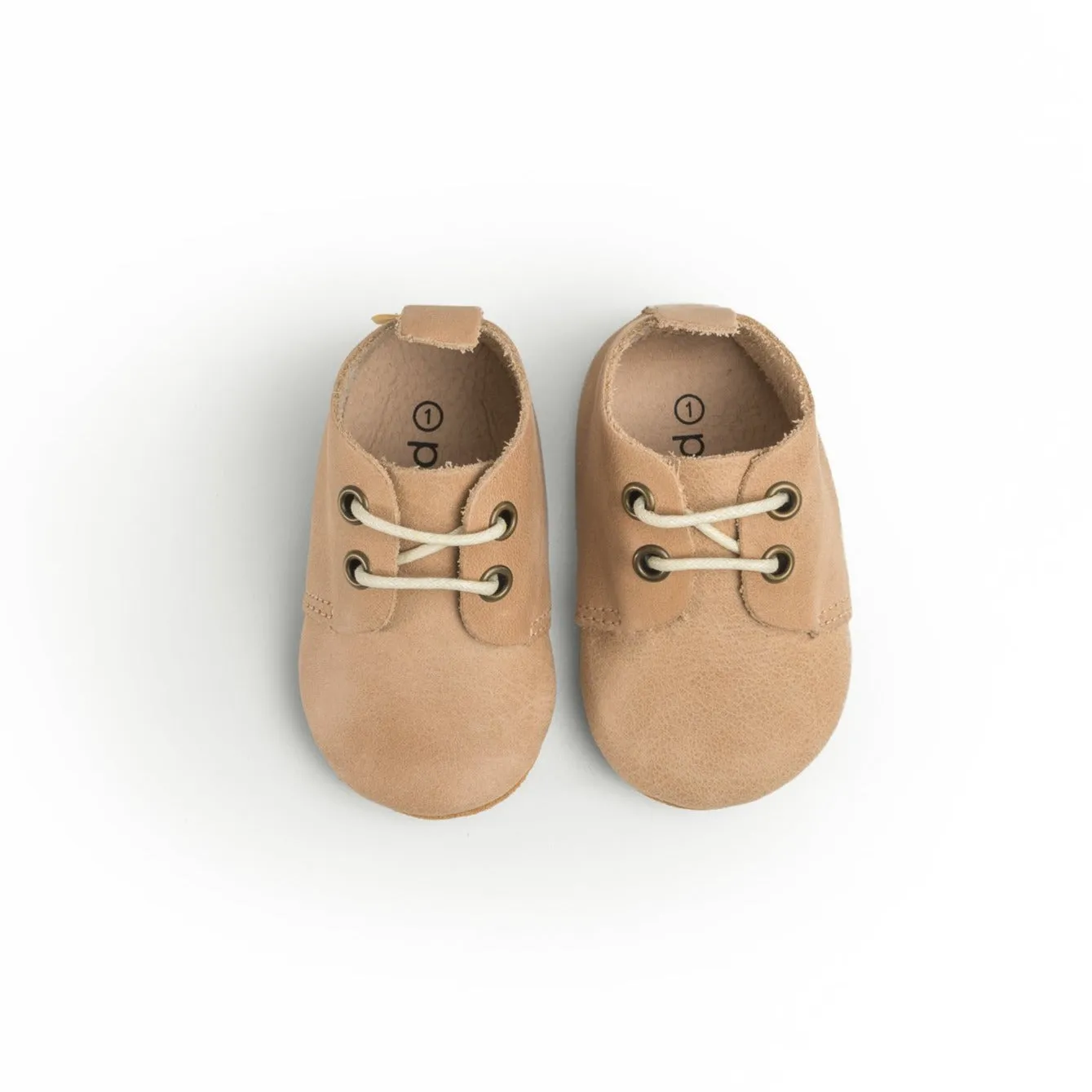 Tan Oxford Shoes - Soft Sole