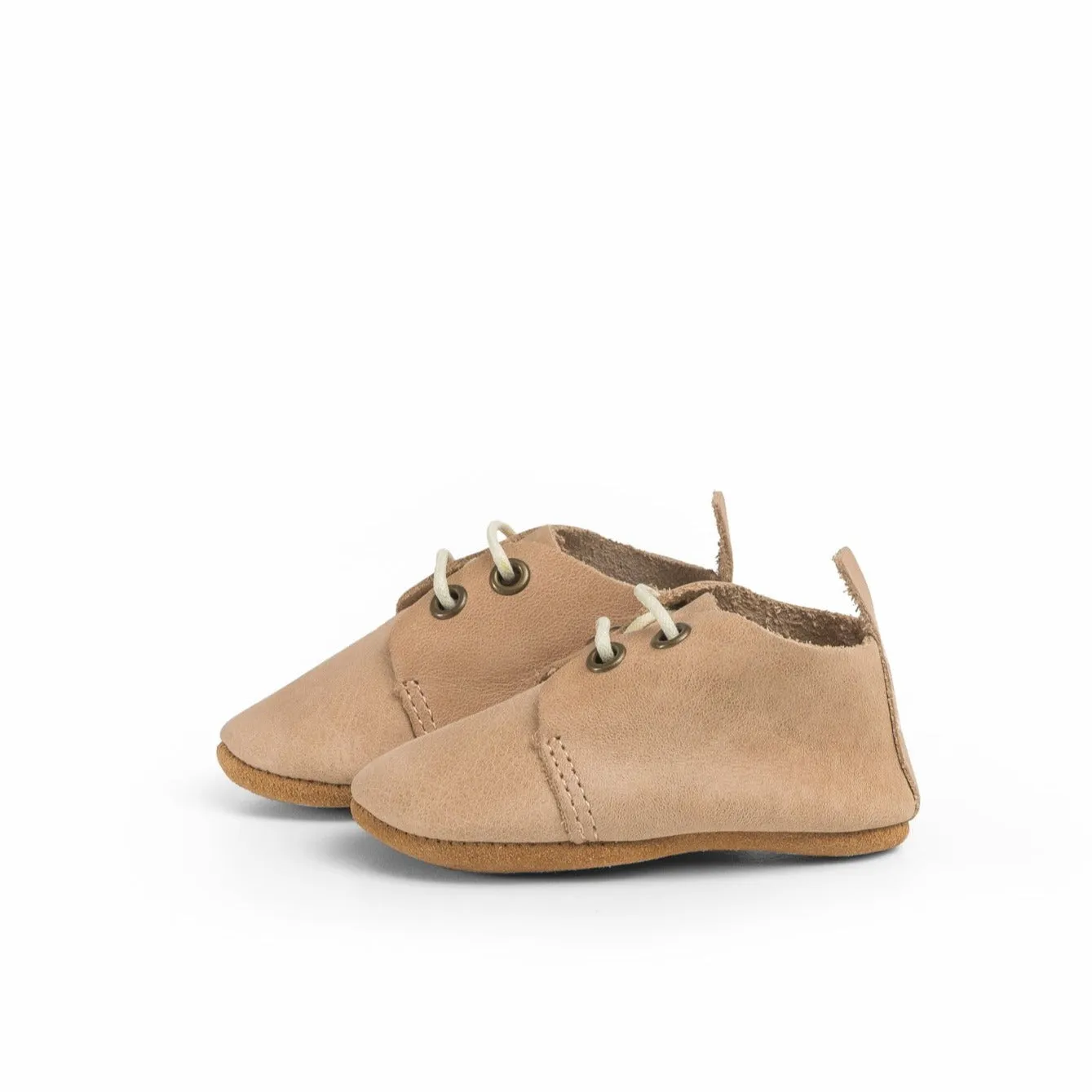 Tan Oxford Shoes - Soft Sole