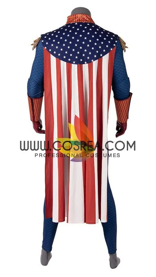 The Boys Homelander cosplay costume in navy blue version