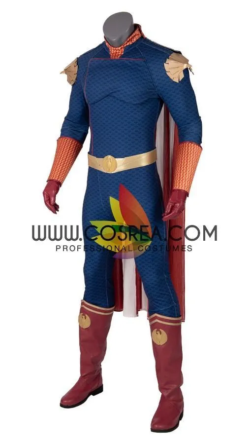 The Boys Homelander cosplay costume in navy blue version