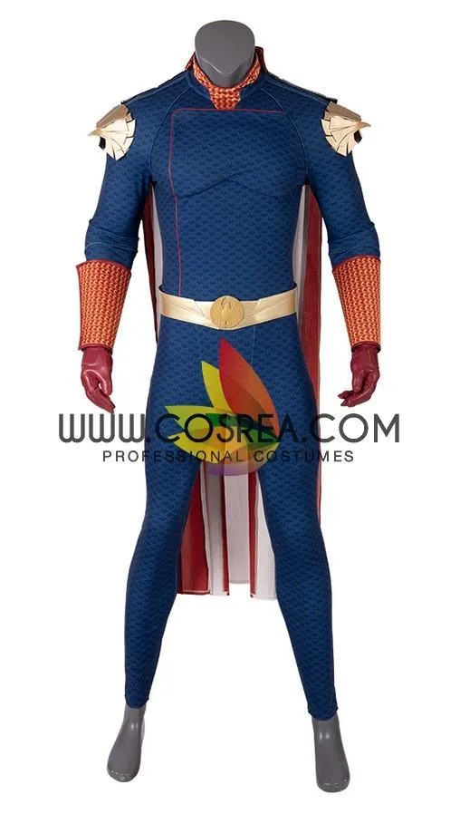 The Boys Homelander cosplay costume in navy blue version