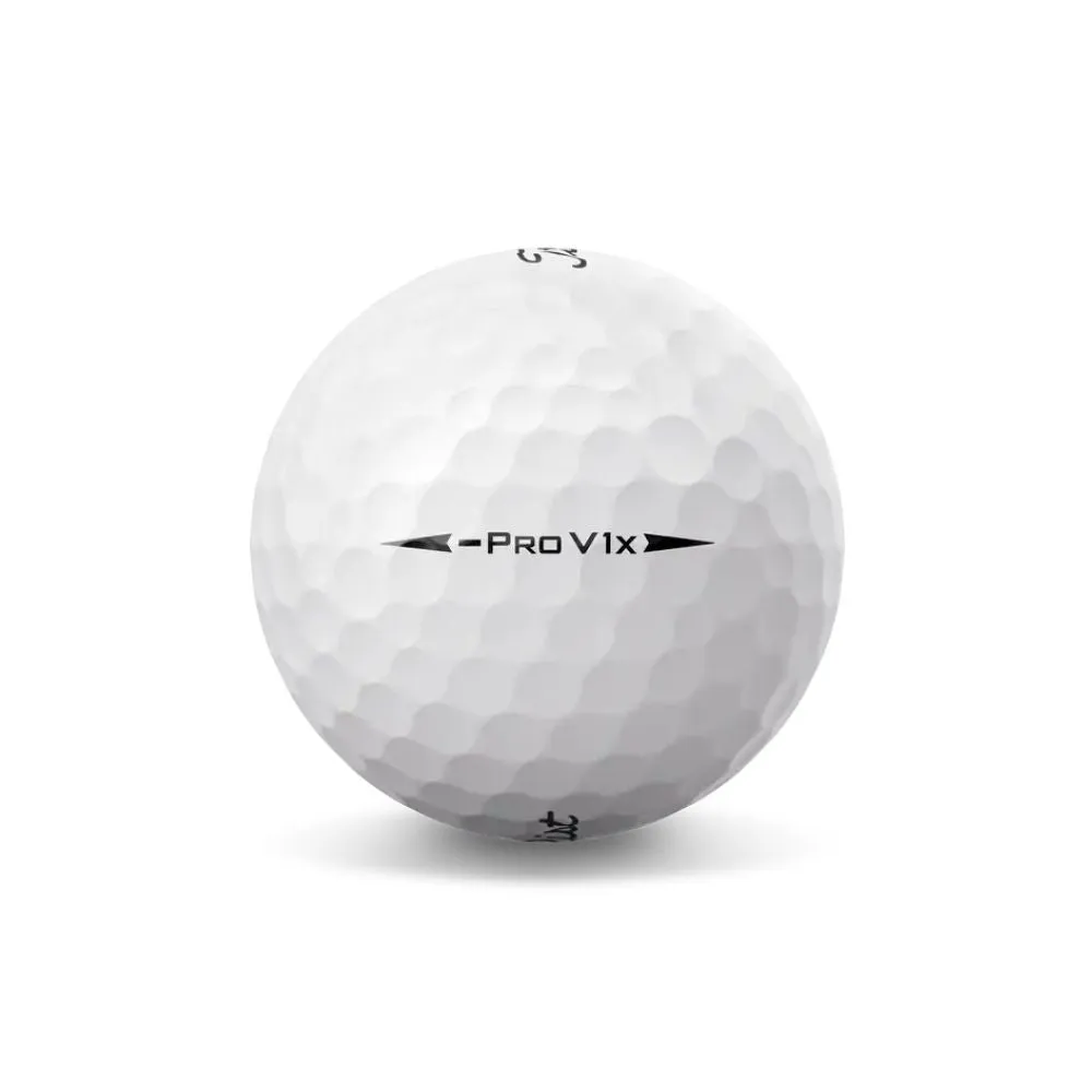 Titleist Pro V1x Left Dash Golf Balls - White - 12 Pack