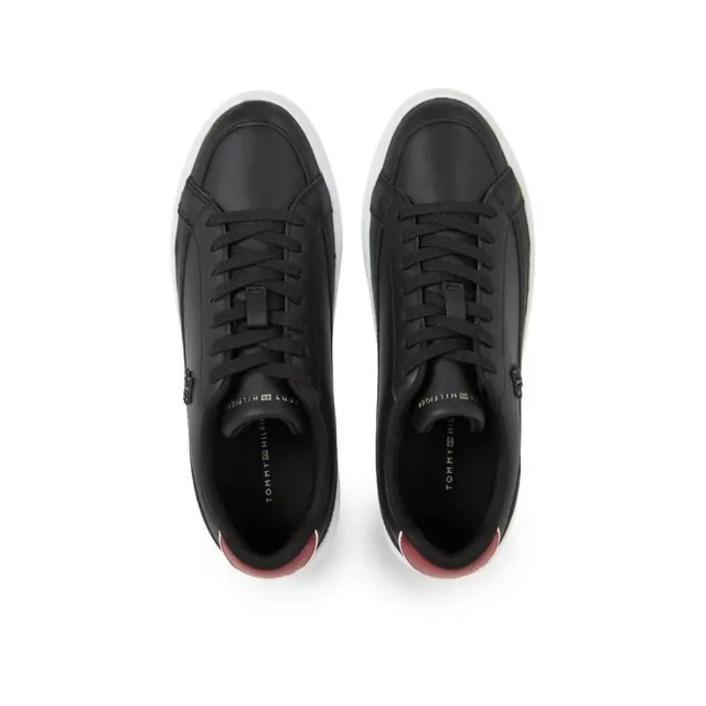 Tommy Hilfiger Fw07568 Black Court Sneaker