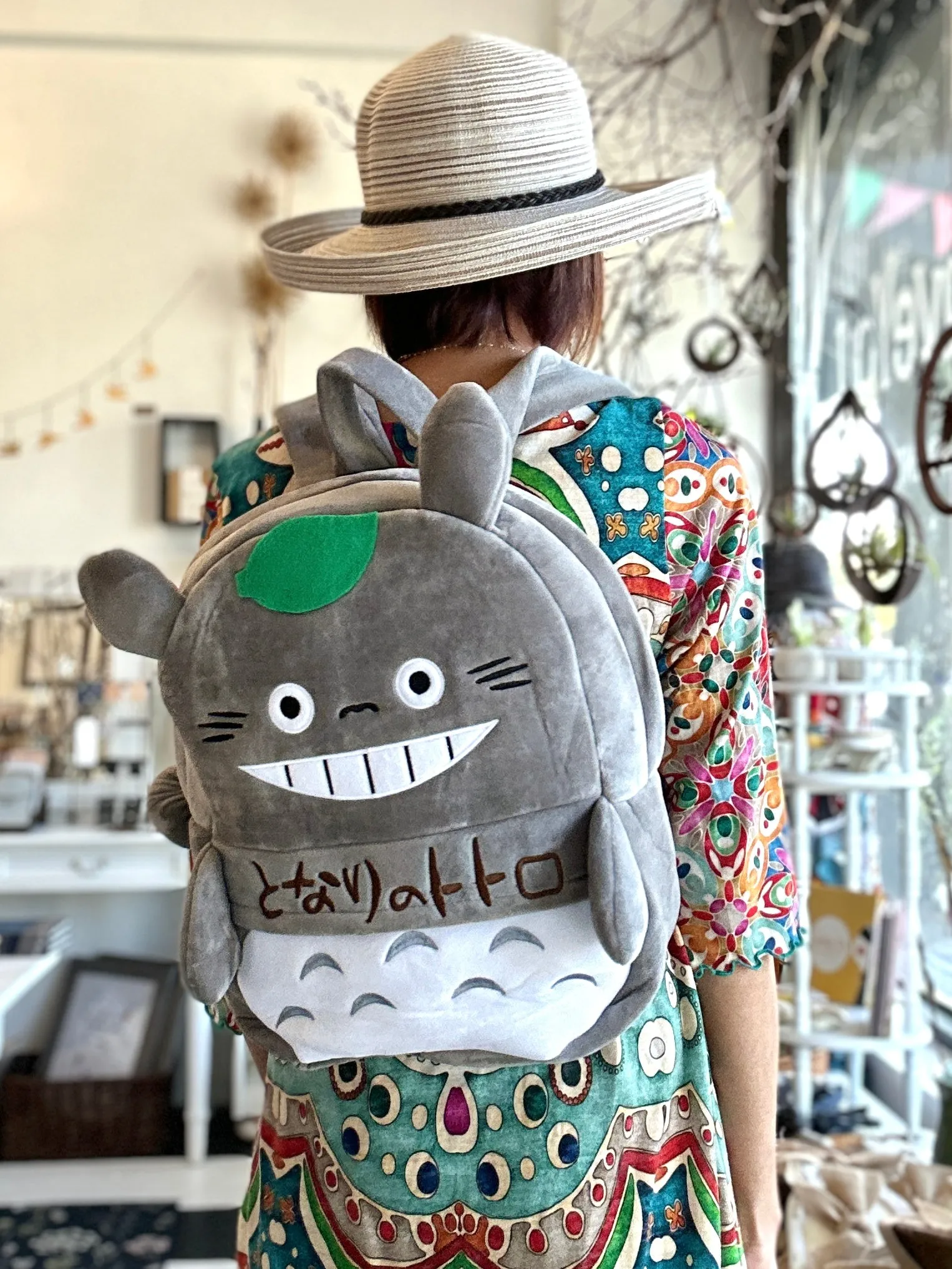 Totoro Large Plush Backpack