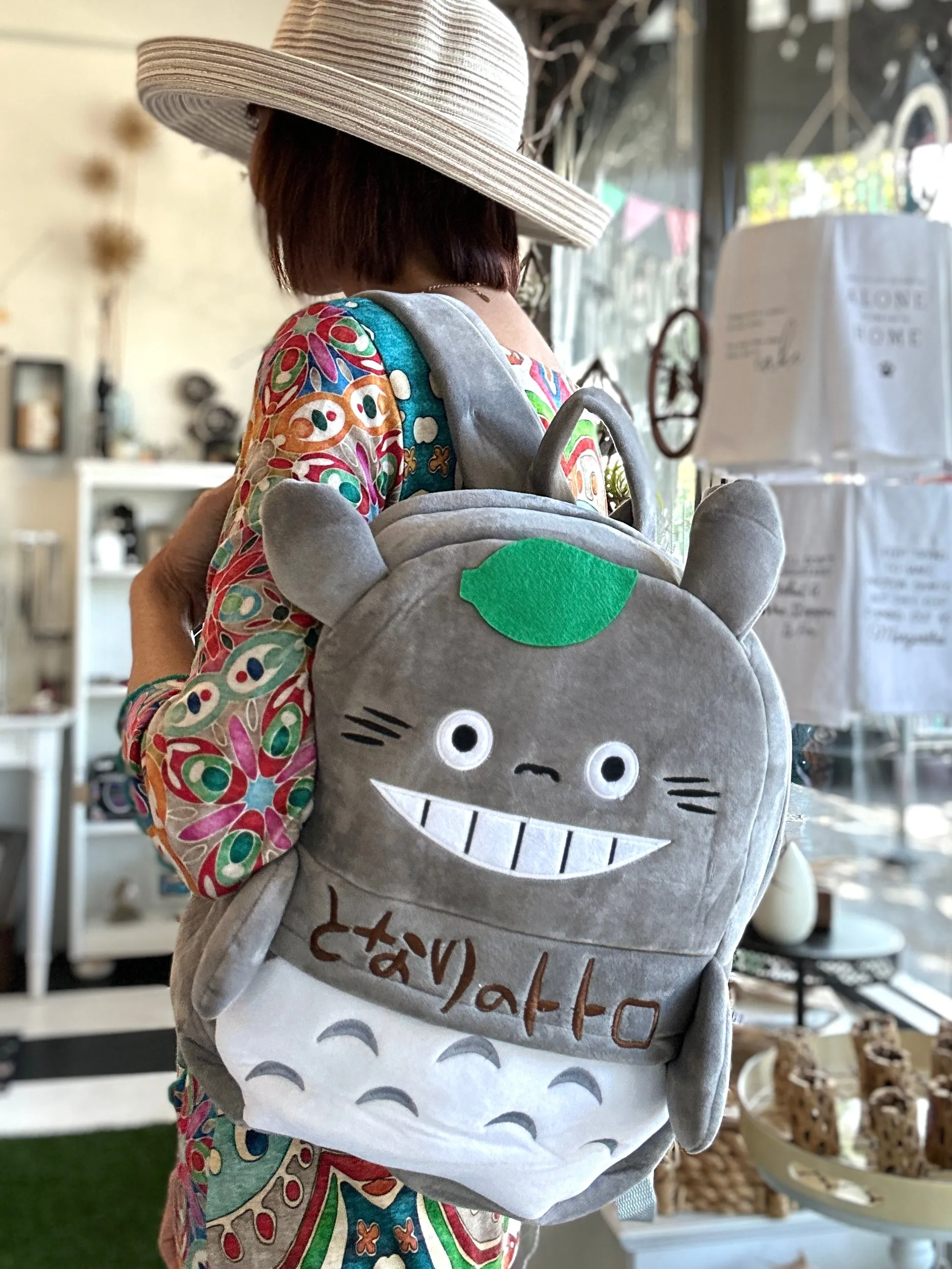 Totoro Large Plush Backpack