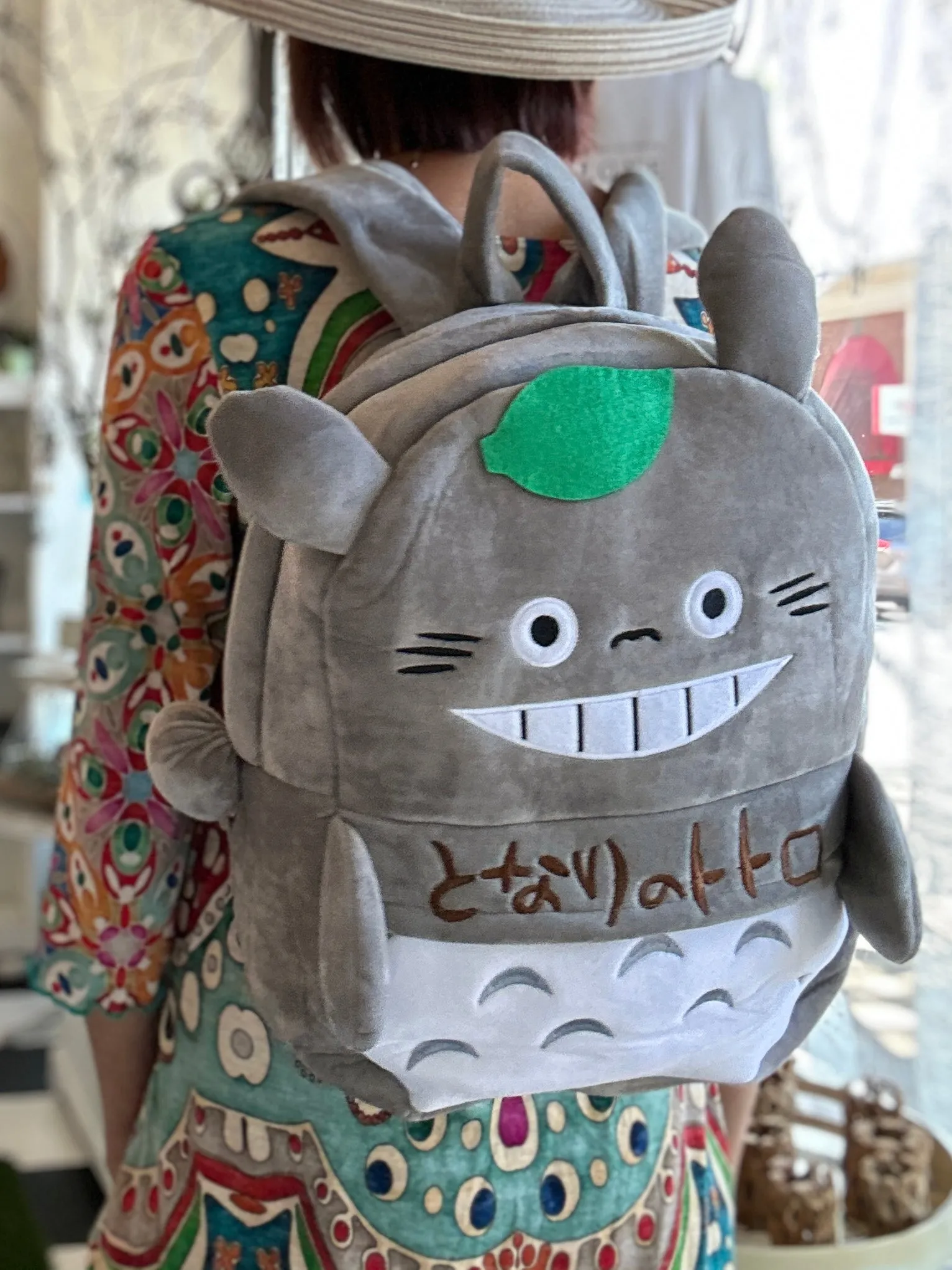 Totoro Large Plush Backpack