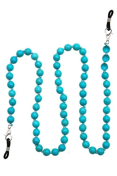 Turquoise Sunglasses Chain Necklace