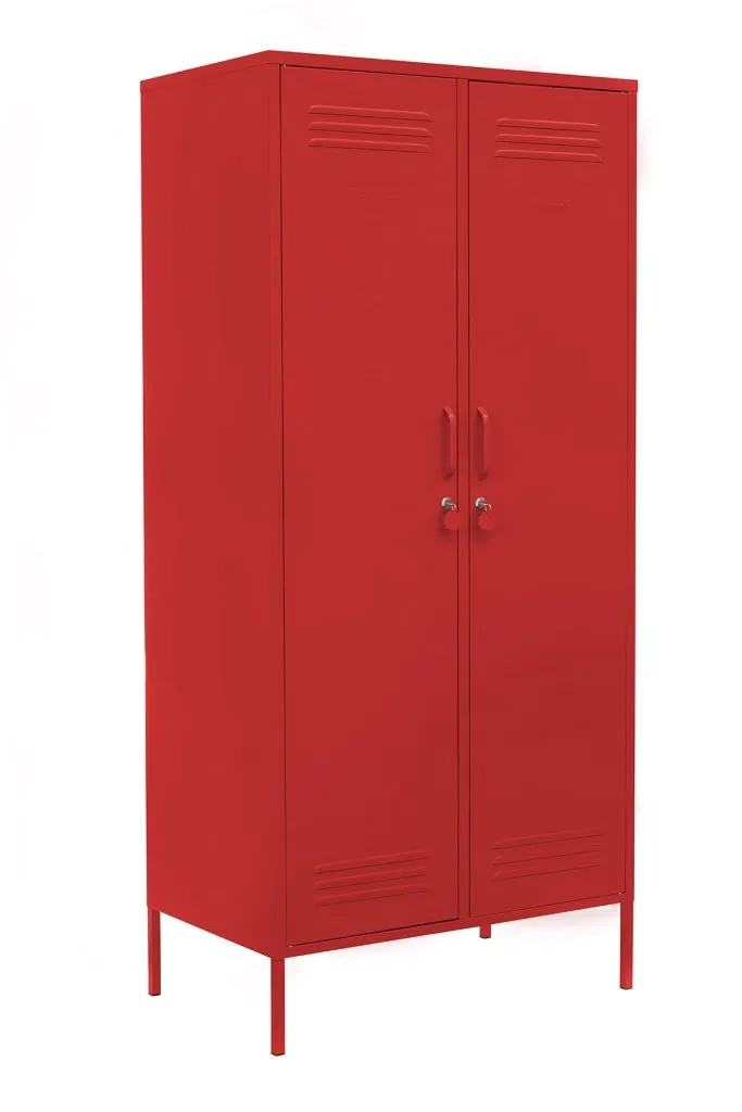 Twinny storage cabinet in poppy - Mustard Made