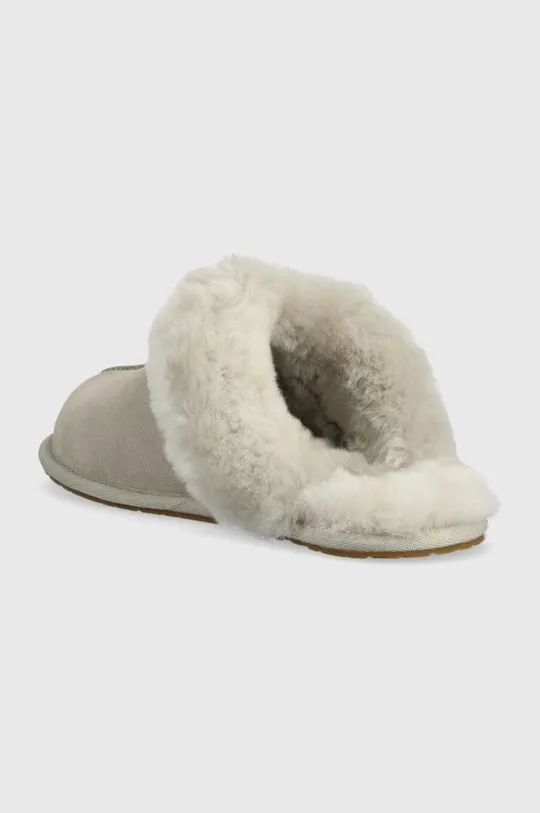 UGG suede slippers W Scuffette II gray color 1106872.GOA