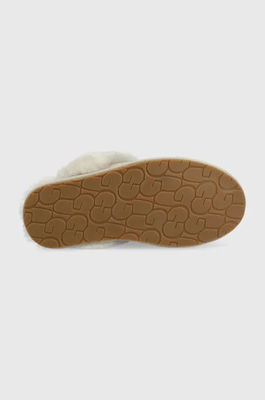 UGG suede slippers W Scuffette II gray color 1106872.GOA