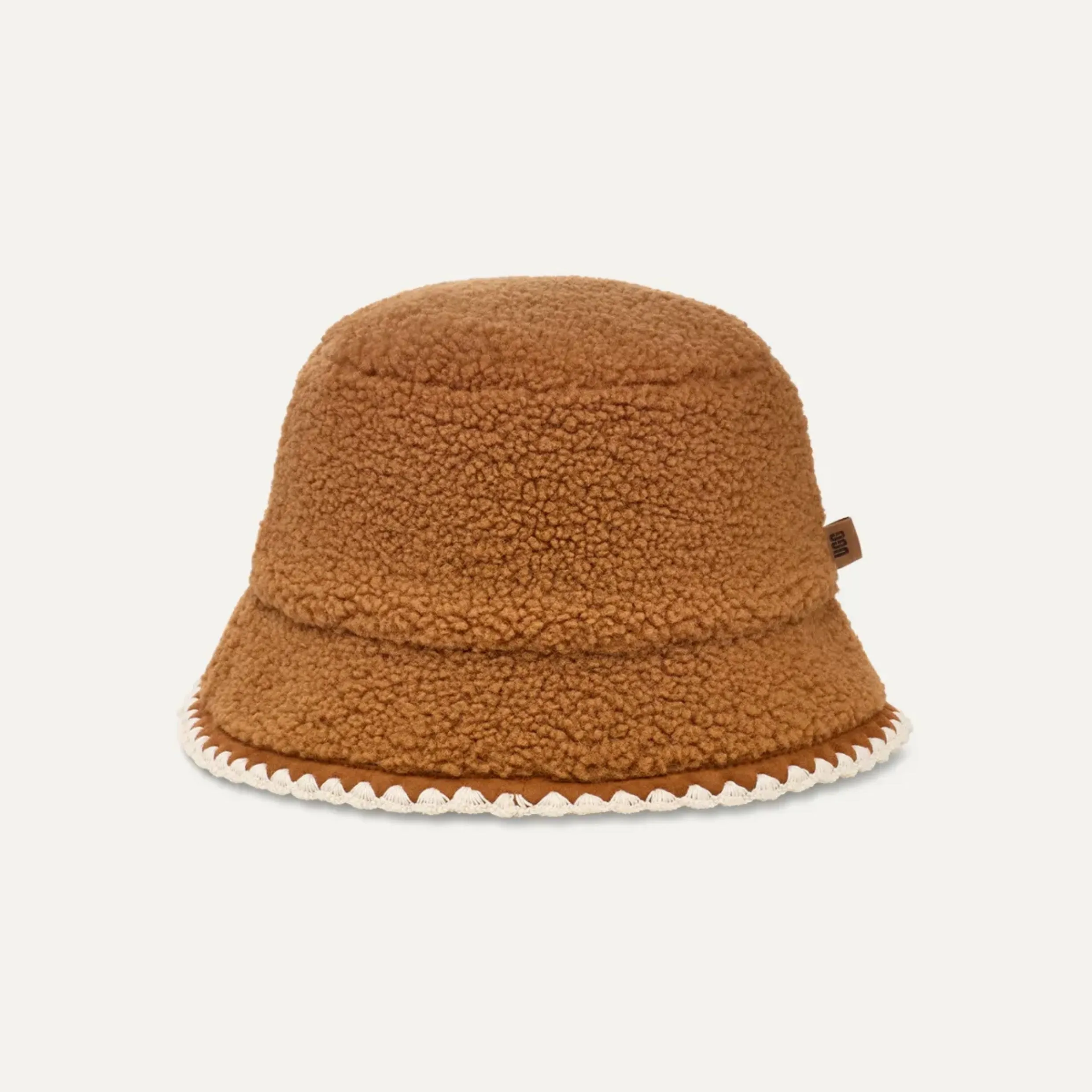 UGG UGGfluff Scalloped Hat Chestnut 100914