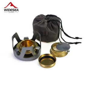 Ultra-lightweight alcohol stove for camping - Widesea 140g