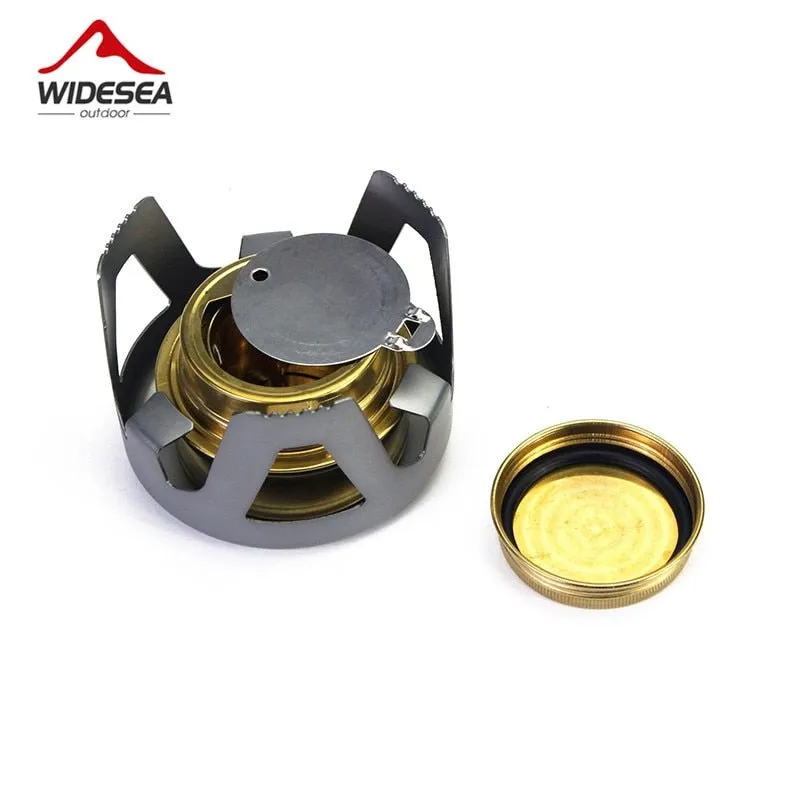 Ultra-lightweight alcohol stove for camping - Widesea 140g