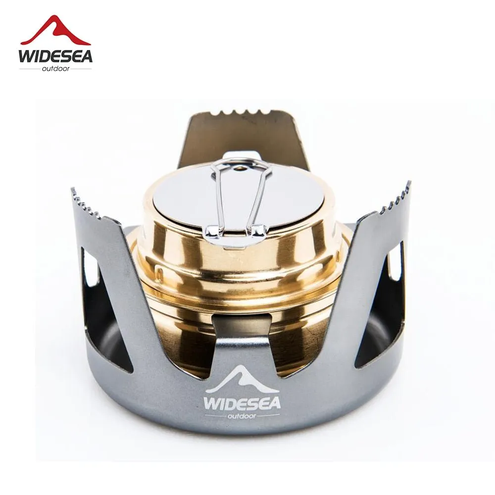 Ultra-lightweight alcohol stove for camping - Widesea 140g