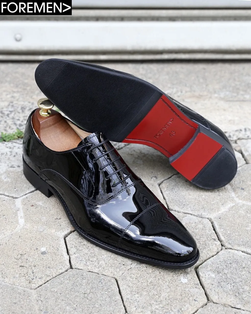 Vienna Patent Leather Oxfords