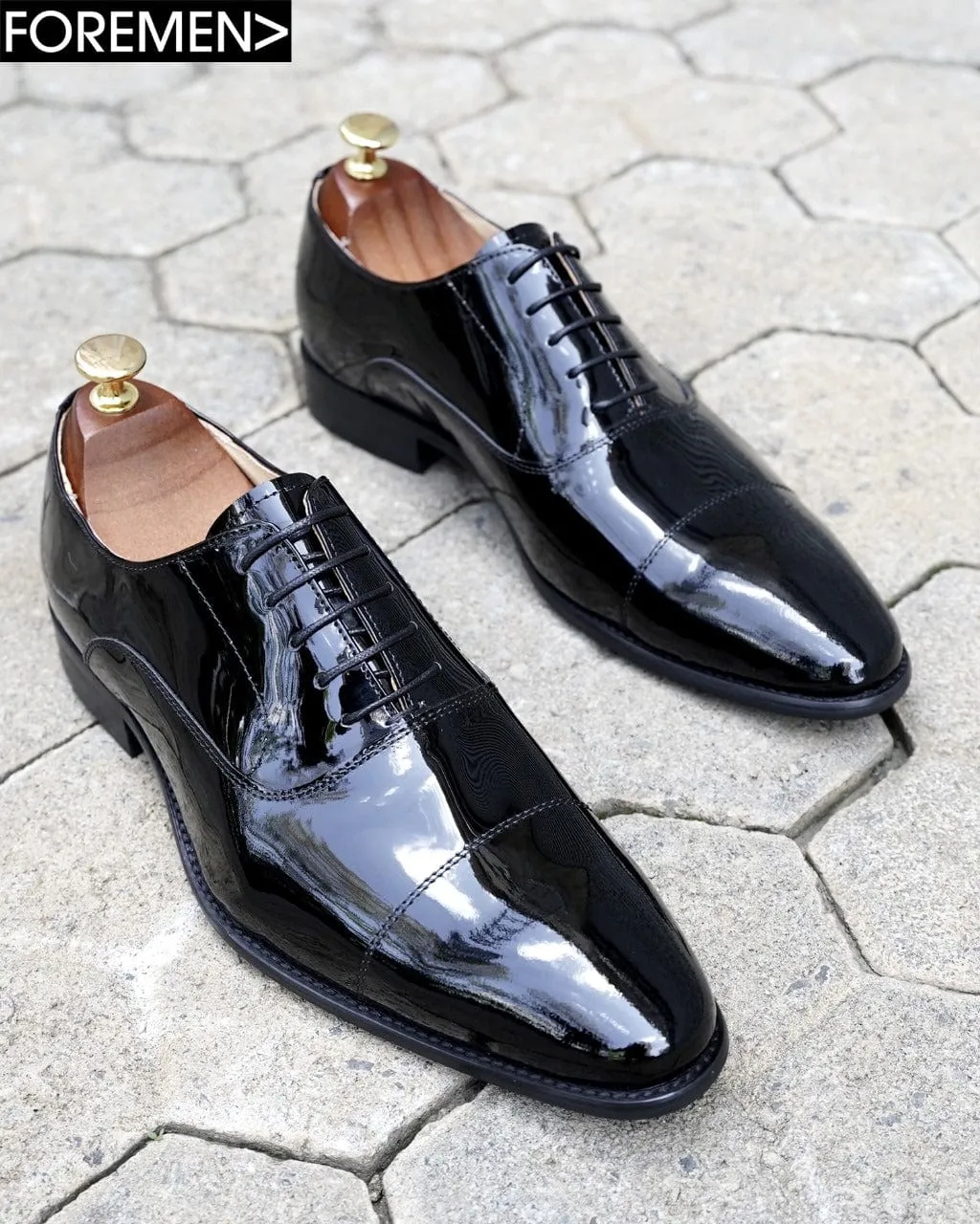 Vienna Patent Leather Oxfords