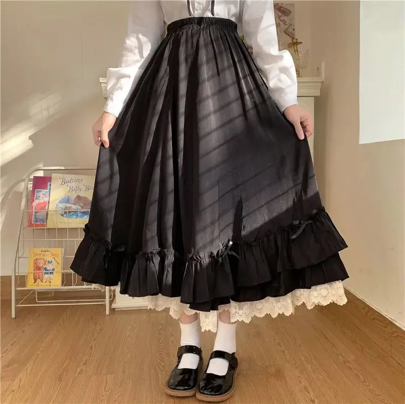 Vintage Pleated A-Line Ball Gown Long Midi Skirt – Elevate Your Style! Women's Fashion.