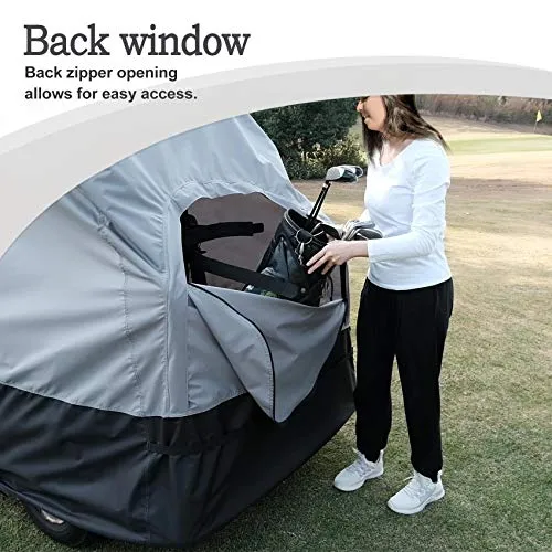 Weatherproof Golf Cart Cover - Accessories for 2/4 Passengers Golf Carts