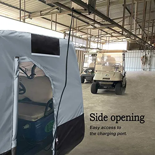 Weatherproof Golf Cart Cover - Accessories for 2/4 Passengers Golf Carts