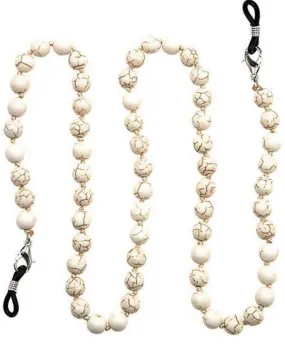 White Buffalo Sunglasses Chain Necklace