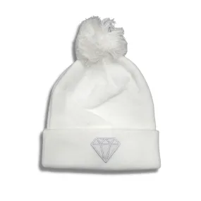 White Diamond Kicks Beanie