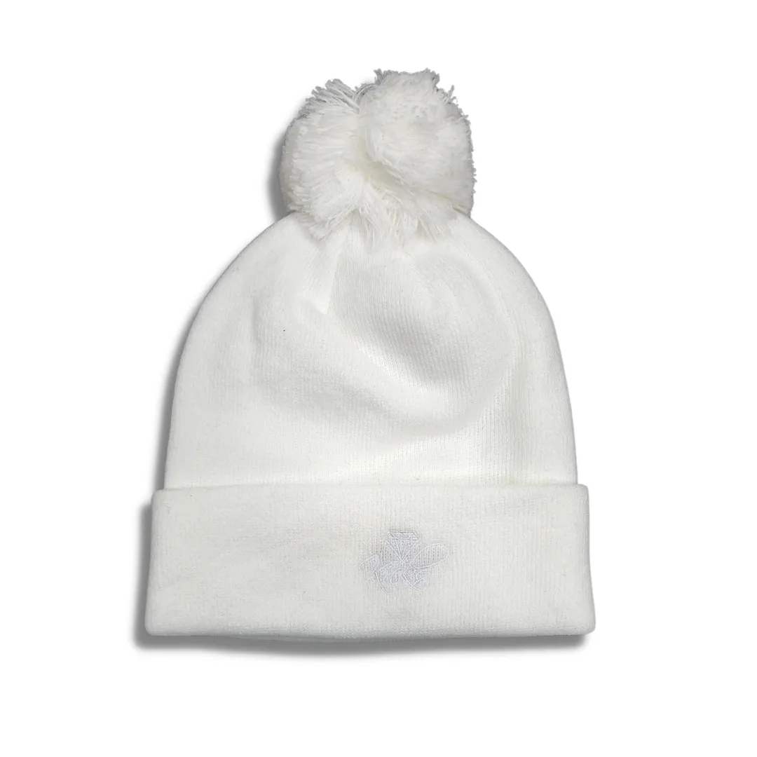 White Diamond Kicks Beanie