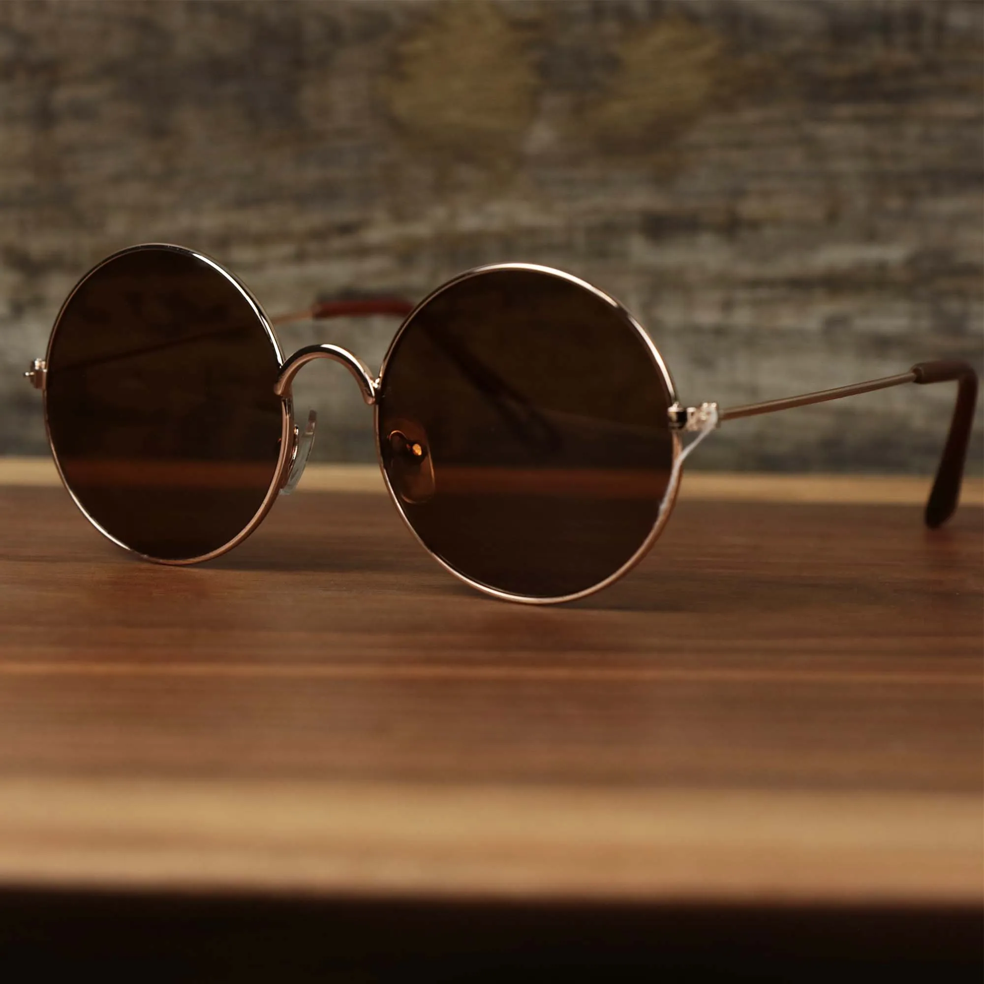 Youth Pink Lens Sunglasses with Rose Gold Frame