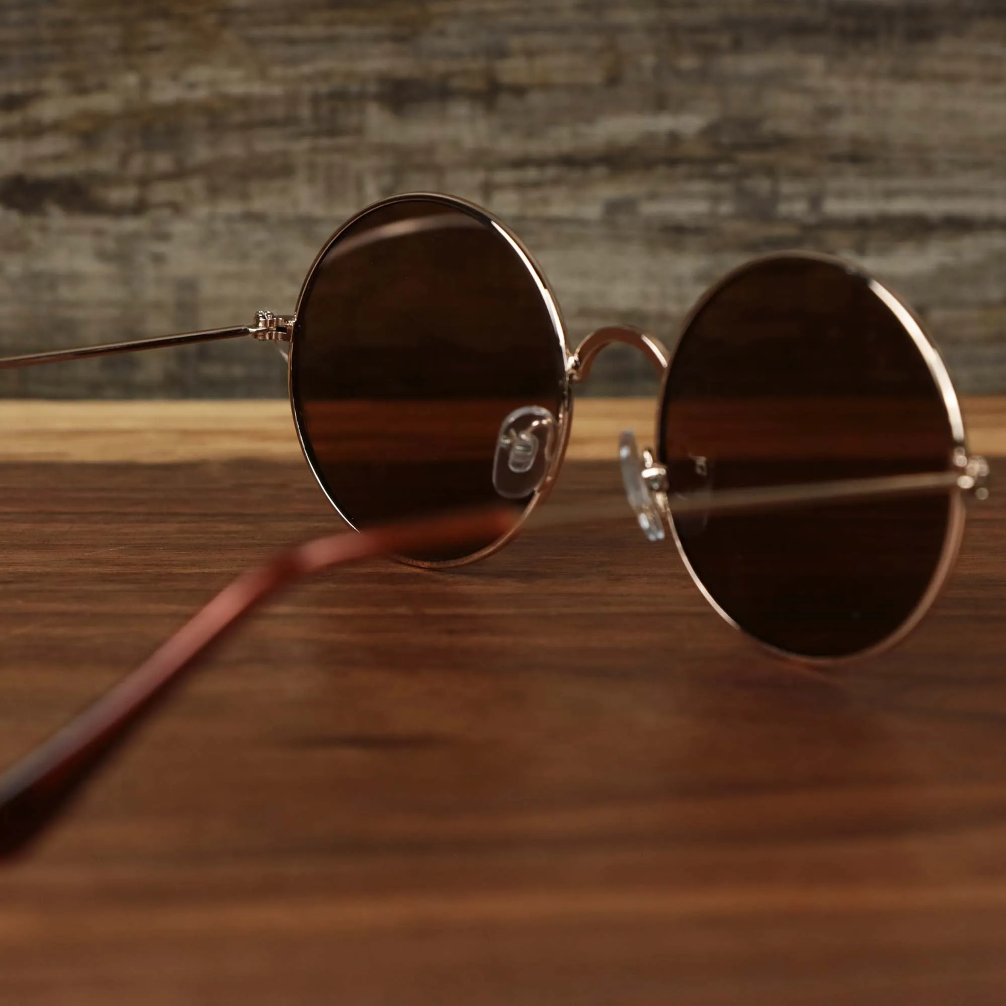 Youth Pink Lens Sunglasses with Rose Gold Frame